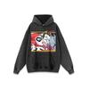 Mens Oversized Graphic Hoodie Cotton Streetwear Long Sleeve Pullover Casual Sweatshirt