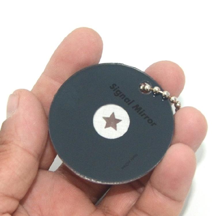 Effective Sunlight Reflection Mirror Survival Signaled Mirror For Emergency Use In Remote Areas And Water Base Activity