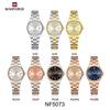 NAVIFORCE Original Women Business Watch Stainless Steel Strap 30m Waterproof Calendar Simple Dial Women Lady Casual Watch NF5073