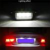 2 Teile/satz 6 LED Auto Lizenz Nummer Platte Licht Für Auto Lkw Anhänger Lampe Weiße Lampen Auto Kennzeichen Lichter YSL