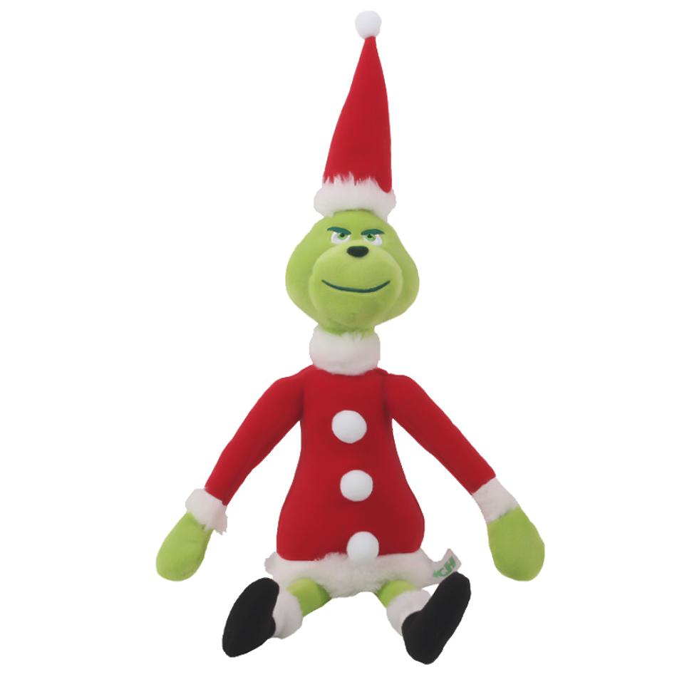Green Shaggy Anime Figures Christmas Decoration Green Haired Monster Figurine Adorable Plush Doll Kid Birthday Toy Gifts