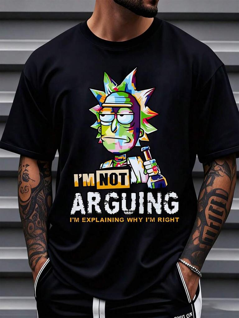 Warner Bros Rick And Morty I'm Not Arguing I'm Explaining Why I'm Right Unisex T-Shirt