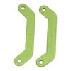 2Pcs Aluminum Alloy Front Rear Bulkhead Tie Bar for Traxxas 110 MAXX 2.0 RC Car Parts Green