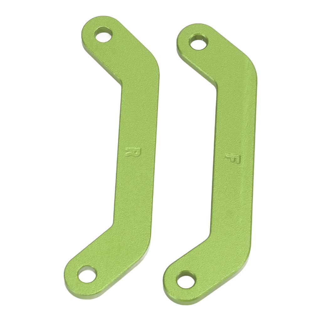 2Pcs Aluminum Alloy Front Rear Bulkhead Tie Bar for Traxxas 110 MAXX 2.0 RC Car Parts Green