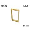 1x4x6 Door Frame Smart Windows 10pcs 60596 60616 60803 57894 60623 60621 92589 MOC Parts House Building Block Model Accessories