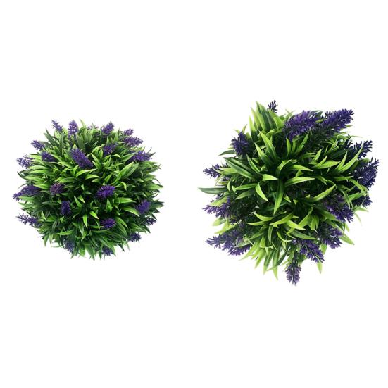 20/25cm Artificial Plastic Lavender Flower Ball Garden Wedding Ceremony Decor