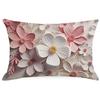 New Retro Floral Pillowcase Creative Oil Painting Engraving Style Print Home Sofa Cushion Pillowcase