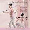 Conjunto de 13 Peças de Faixas de Resistência para Yoga e Trainer de Pilates para Emagrecimento das Pernas e Alongamento das Costas em Casa
