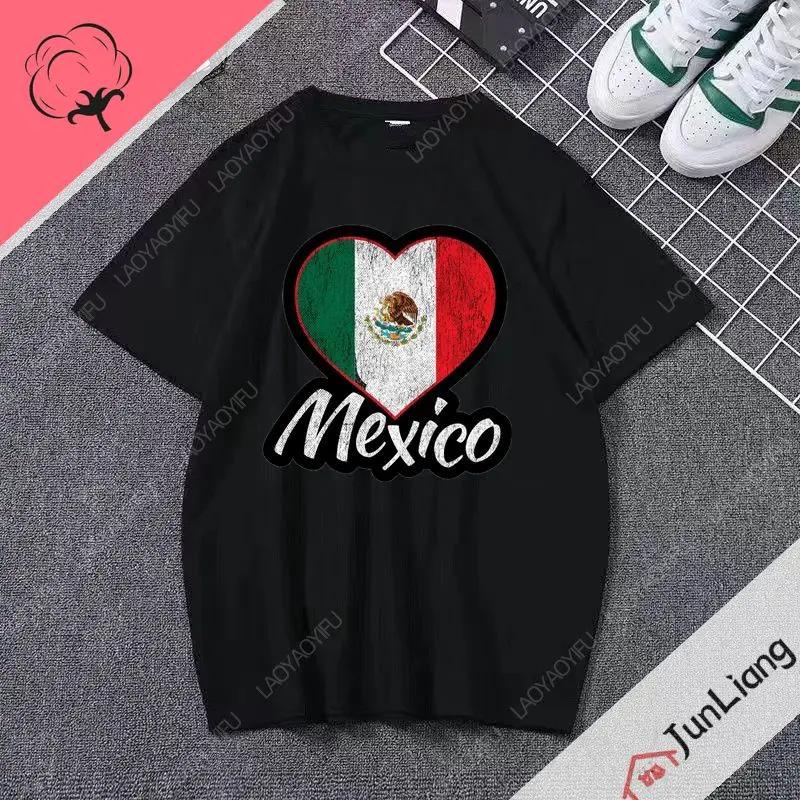 Viva Mexican Shirts Vintage Fashion Mexican Print Tops Mens and Womens 100 Cotton Tshirts Camo Street Fun Clothing