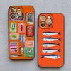 Sardines Fish Art Phone Case For iPhone 17 Pro Max 16 Plus 15 14 13 Mini 12 11 XS XR 17Air Shockproof Cover