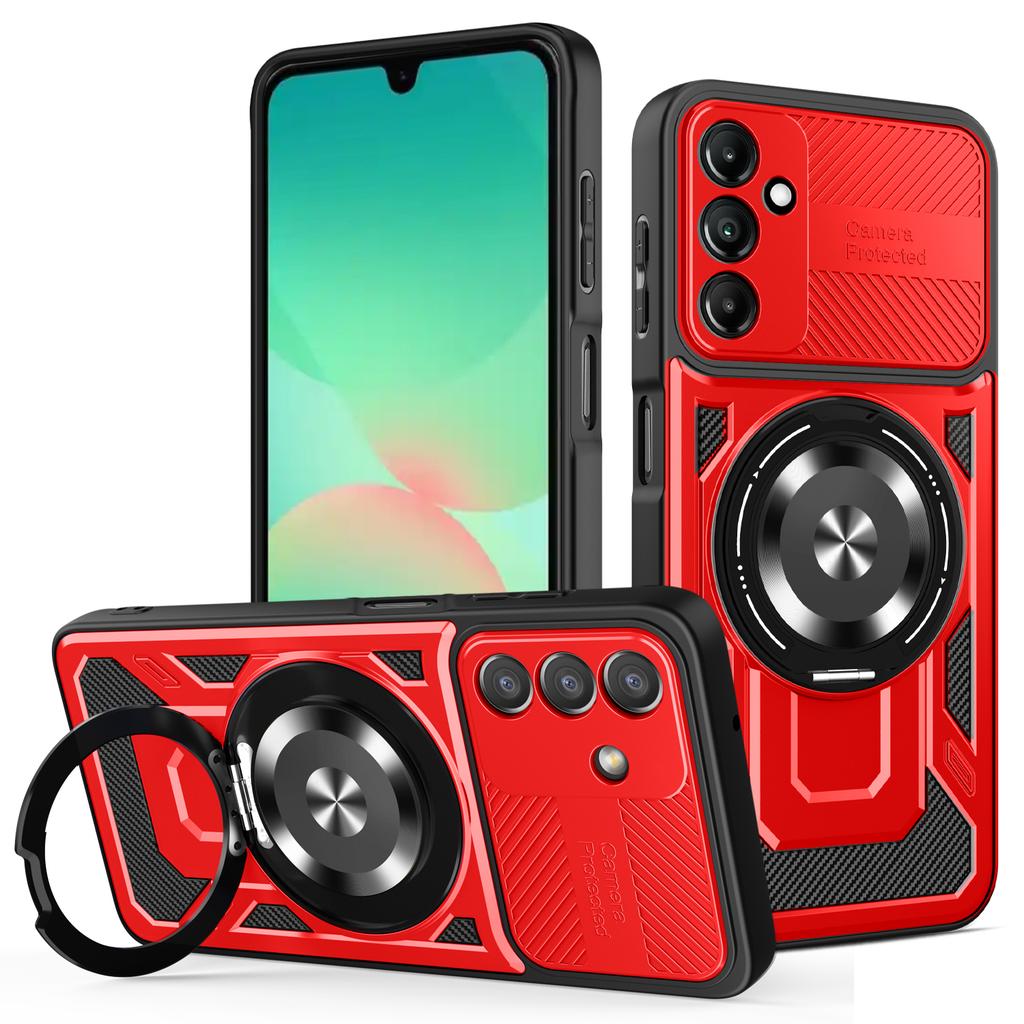 For Samsung S26 Case Galaxy S26+ Cover Galaxy S26 Ultra Plus Magnetic Shockproof Ring Holder Case Magsafe Wireless Charge Cover