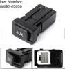 1PC Auxiliary Aux Stereo Adaptor Audio Jack Plug Fit For Toyota Camry Venza 86190-02020