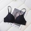 Seamless French Triangle Wireless Bra - Women's Comfortable & Thin Cup Design