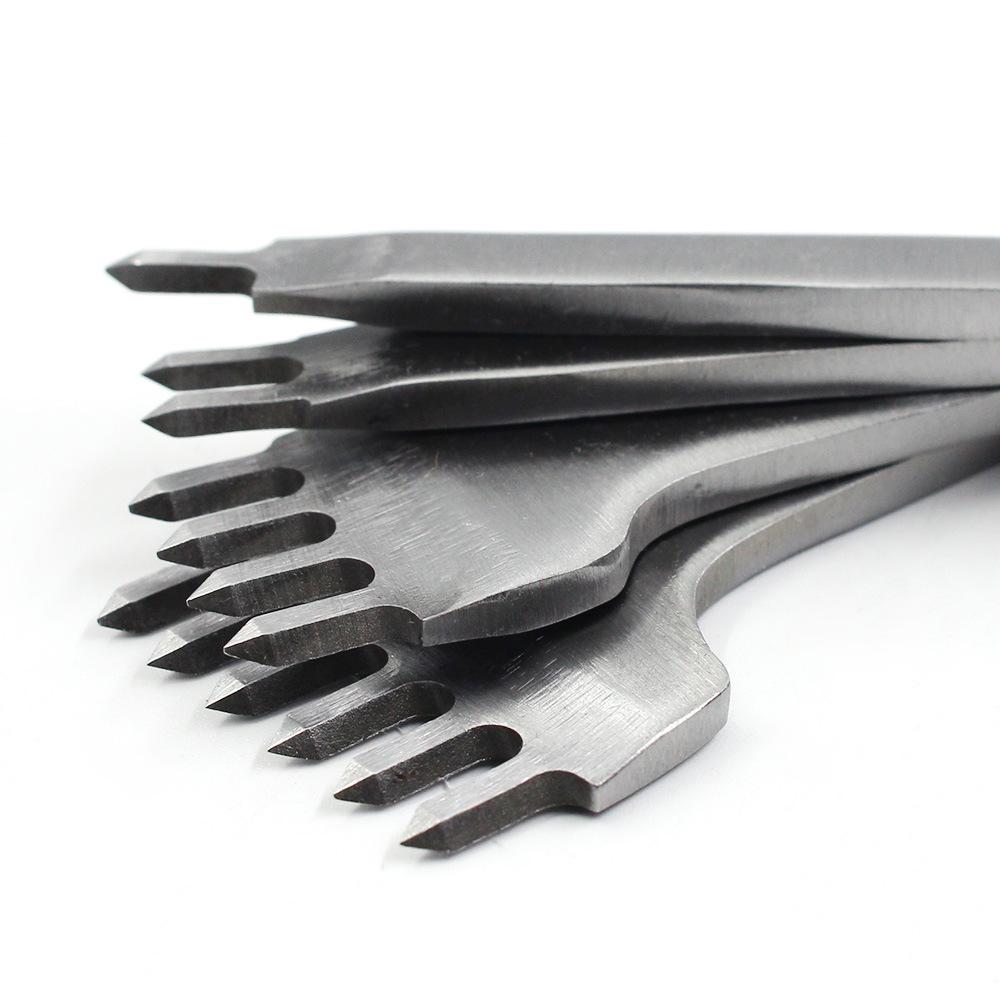 3/4/5/6mm Abstand Locheisen Edelstahl Schräg Flachschnitt Leder Nähen für Leder Locher Werkzeug Nähen