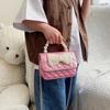 Mini-Schleifen-Umhängetasche Koreanischer Stil Kinder-Münzbörse Niedliche Perlen-Handtasche Aufbewahrung für Handy