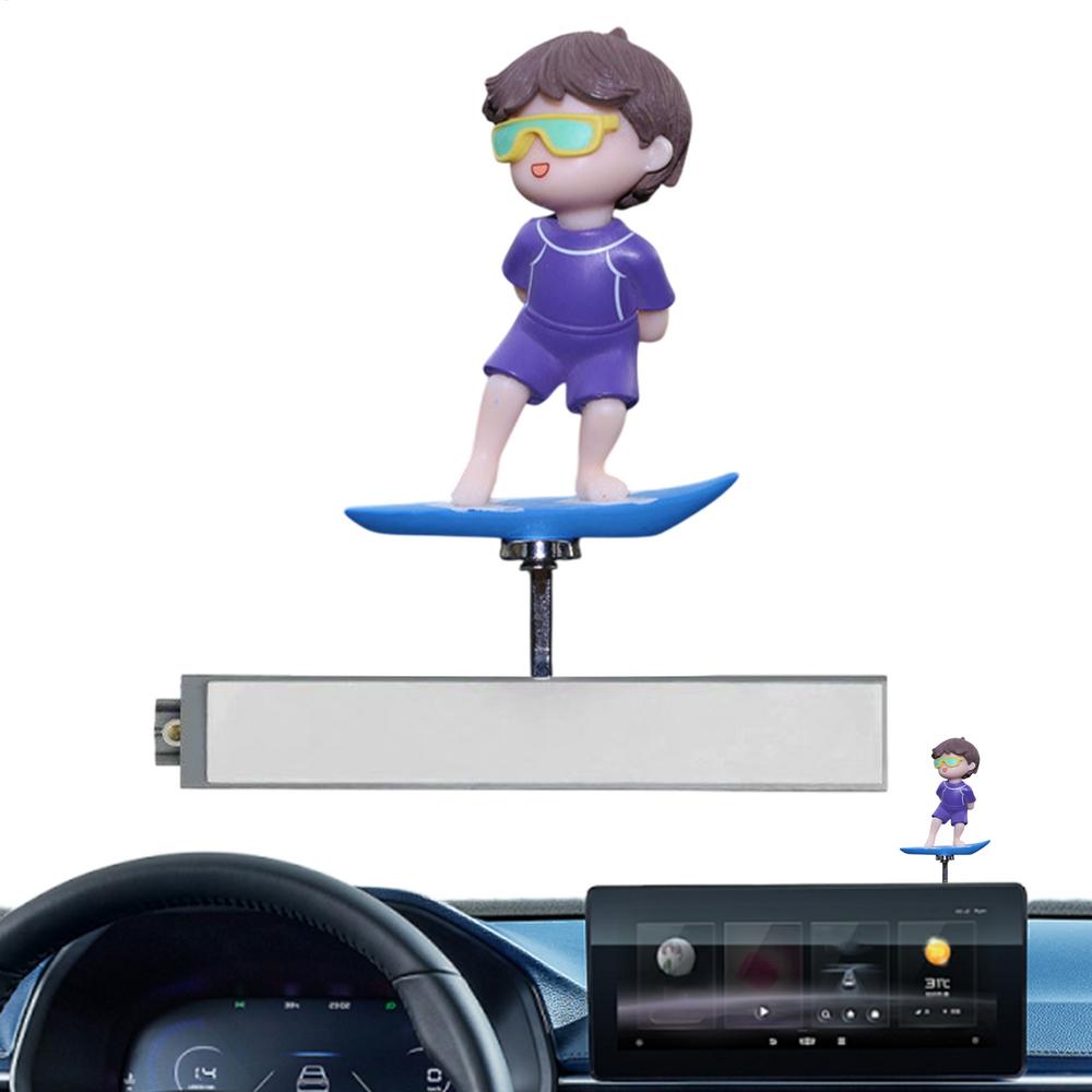 Dashboard Bobblehead Bobblehead Automotive Decor Swinging Character For Workplace Desk Trucks Ornament Cute Nodding Figure