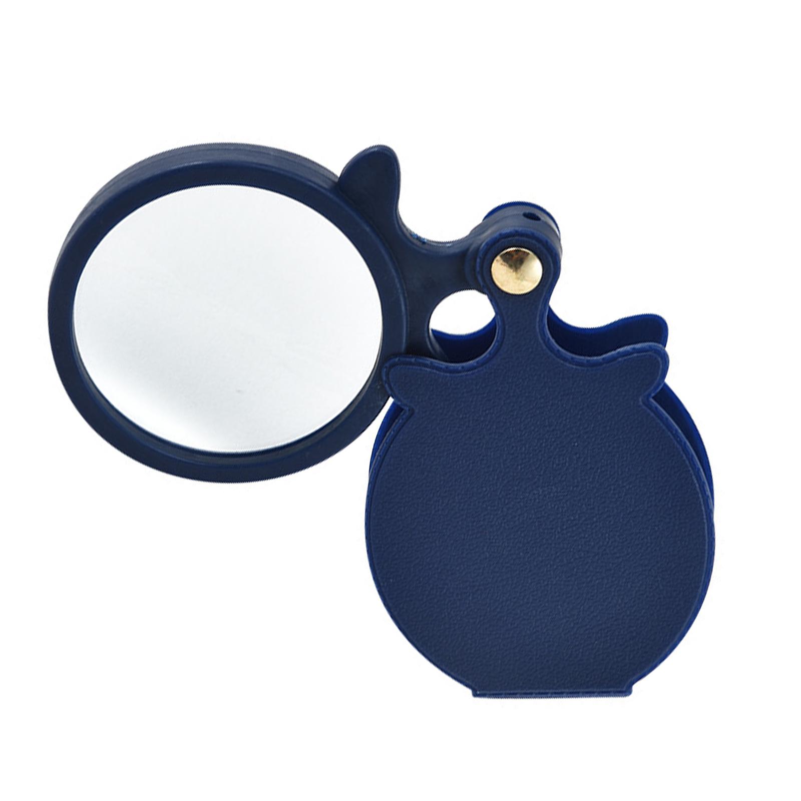 

10x Magnification Pocket Magnifier With Rubber And ABS Frame Suitable For Precise Optical Tasks And Detailed Inspections синій