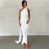 European and American Style Summer Women's Sexy Backless Hanging Neck and Buttocks Wrapped Slim Fitting Evening Dress Dress