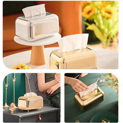 Desktop Tissue Holder Creative Napkin Holder Ornament Versatile Paper Pumping Box Paper Napkin Organizer for Living Room