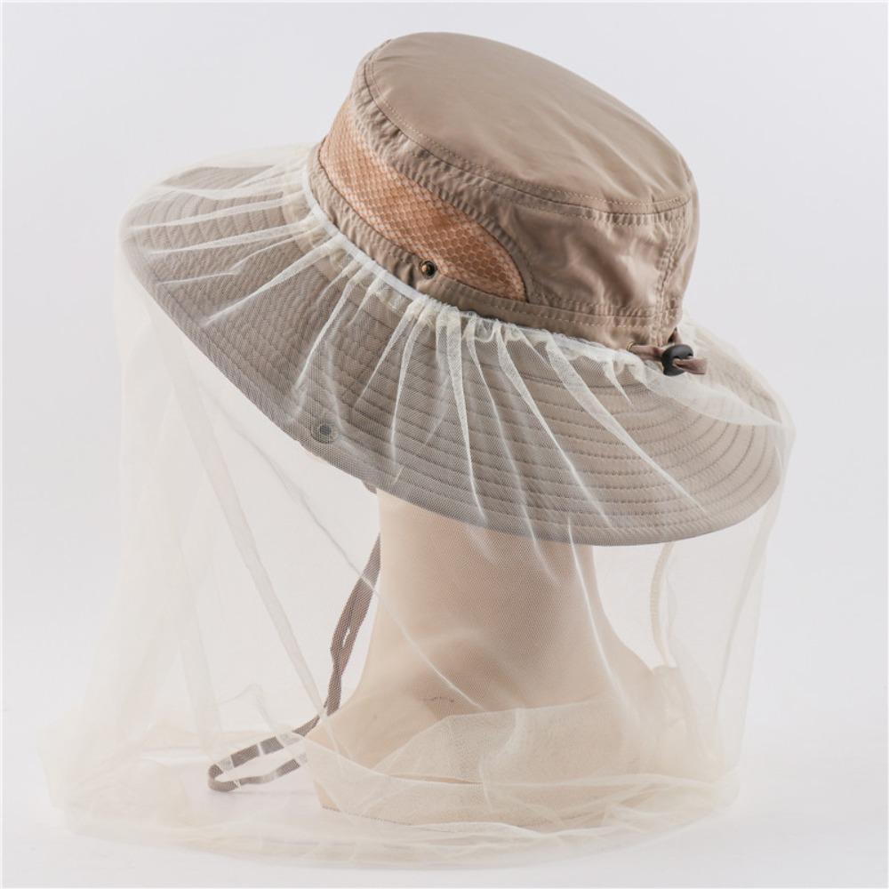Breathable Anti Bee Hat Portable Fishing Sun Cap New Insect Mesh Hat