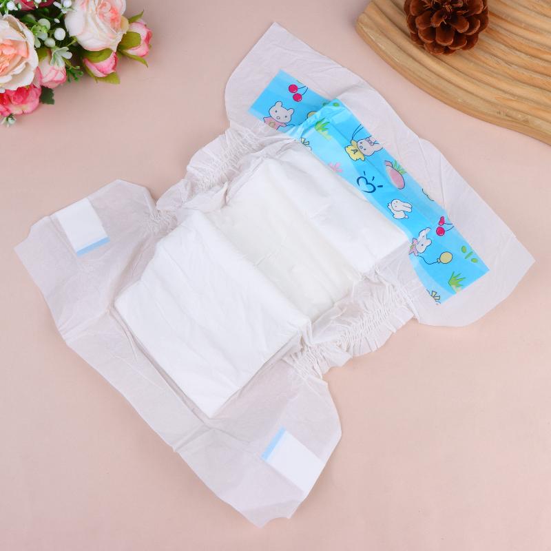 Mini Doll Baby Diapers 10Pcs 20Pcs Pretend Play House Kids Doll Clothing Replacement Accessories