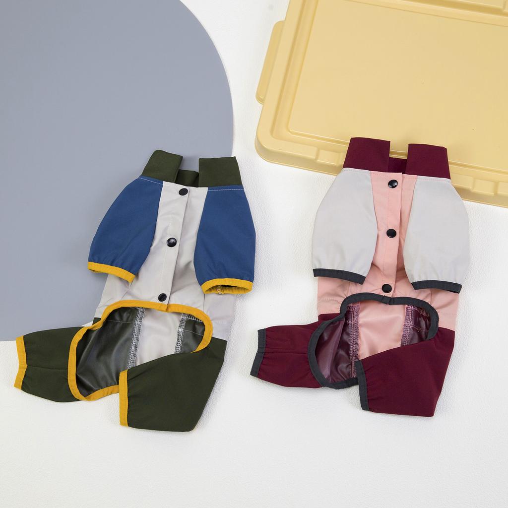 Winter Outdoor Reflective Four-Legged Dog Jacket Pet Cold Weather Apparel for Small Medium Dogs Cats Clothing