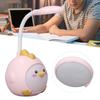 Cute LED Desk Lamp for Student 360 Degree Adjustment USB Charging Soft Light Table Lamp Night Lamp for Home Dorm
