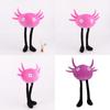 Kinitopet Plysj Lilla Salamander Kosedyr Leketøy Skrekkspill Plysjdukke 50cm