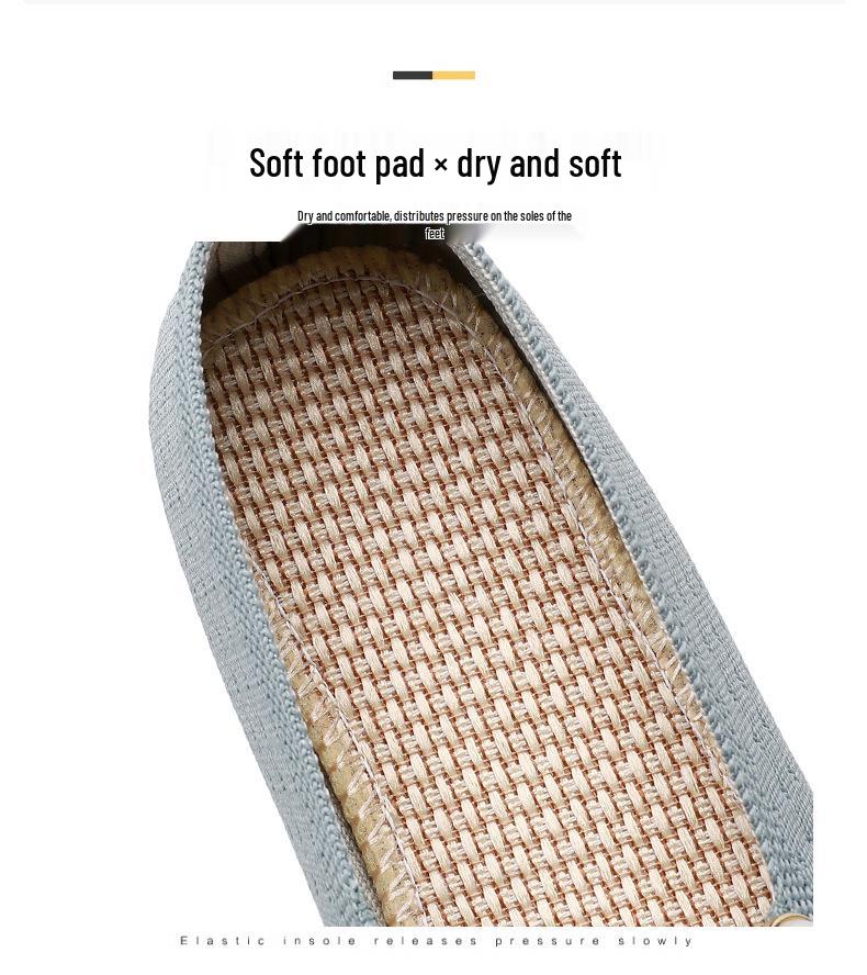 Damskie letnie codzienne wsuwane buty materiałowe - Oddychające, miękka podeszwa, wygodne, wszechstronne, antyzapachowe.