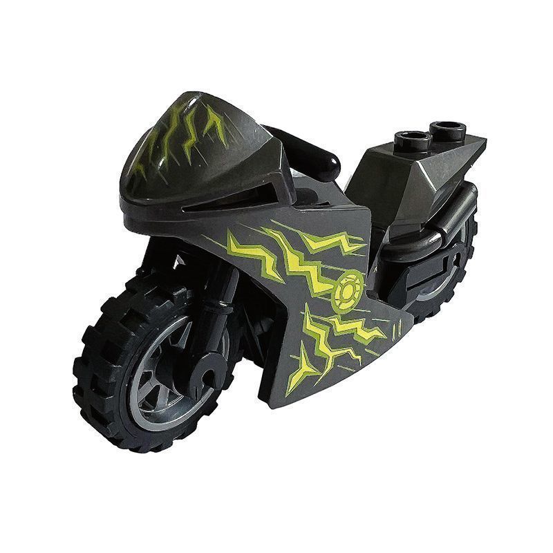 Famous Movie Action 8 Motorcycle with MiniFigures Building Bricks Blocks Model Kits Boys Kid Children Days Gifts