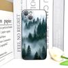 Vintage Green Forest Landscape Pattern Phone Case for iPhone 17 16 12 11 14 13 15 Pro Max Mini X XS MAX XR 7 8 14Plus Soft Cover