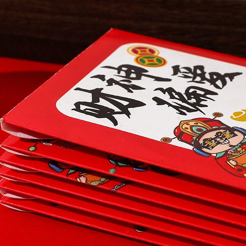 6pcs Chinese Style New Year Red Envelopes Traditional Lucky Money Packets  Wedding Birthday