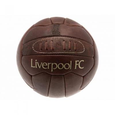 Liverpool FC Official Retro Heritage Leather Football