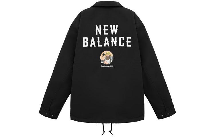 New Balance Puffer Jackets Men s Black Lapel Moderate Other NQA89011-BK S