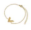 Handschmuck Titanstahl Schlichtes V Armband Damen Edelstahl Armband Schmuck