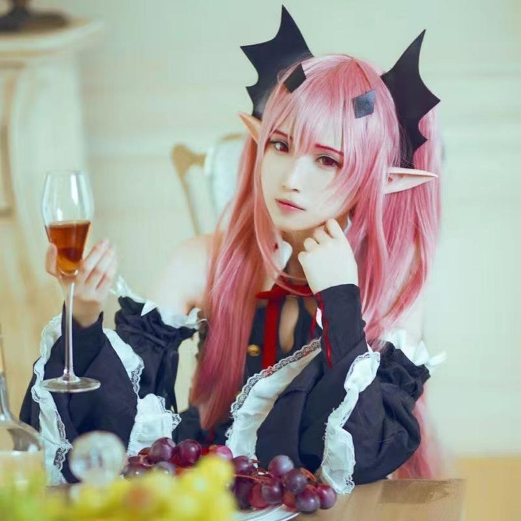 Seraph Of The End Owari no Seraph Krul Tepes Cosplay Costume Uniform Wig Cosplay Anime Witch Vampire Halloween Costume For Women