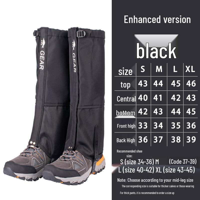 

Водонепроницаемые походные гетры для мужчин и женщин - Снегозащитные, пескозащитные чехлы для ног для приключений на открытом воздухе