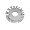 Stainless Steel Anti-rust Plate Ruler Wire Gauge Thickness Measurement Measuring Tool
