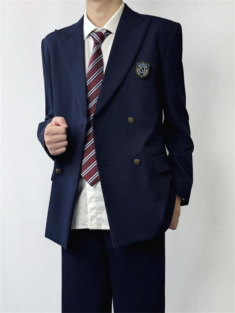 Sivrusn High School Cosplay Autentisk Skolkavaj för Perfekt för Inträde Skola och Kulturell Storlek XL Herrkavaj, Uniform, Pojkar, Student,