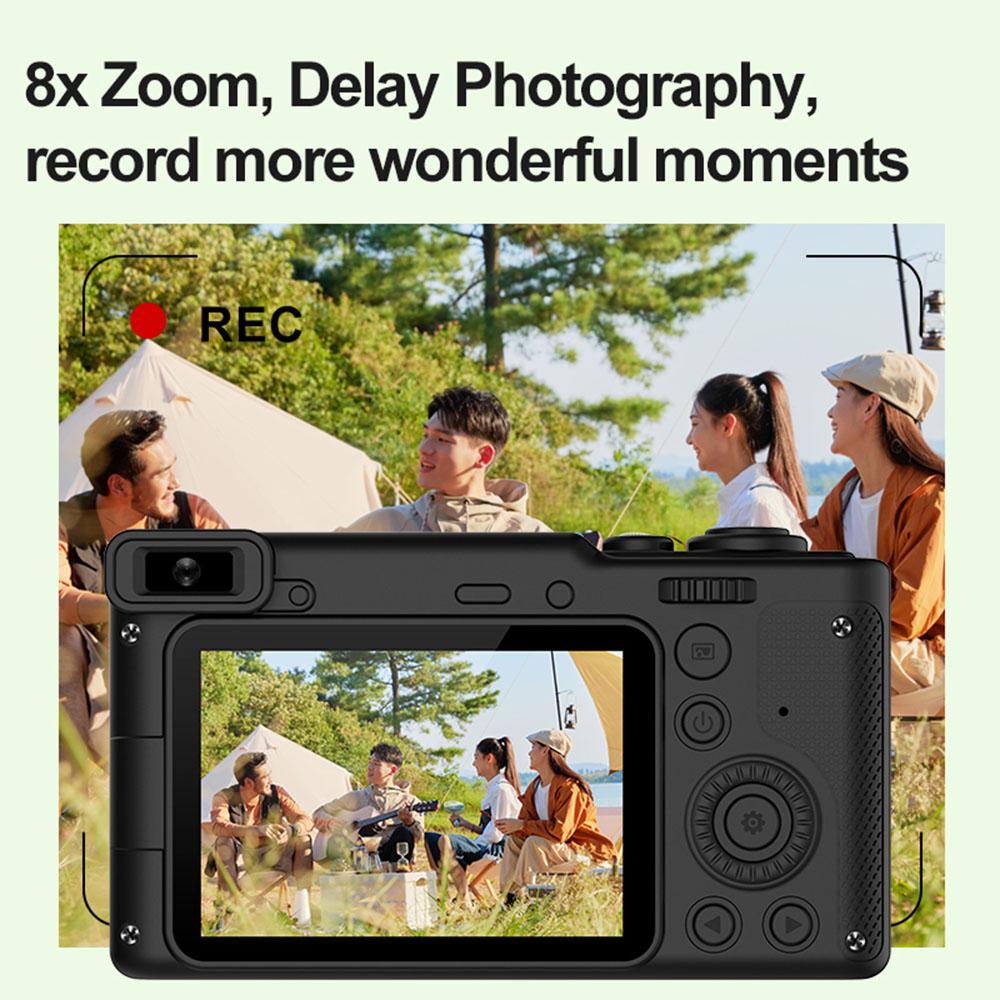 1080P Kids Digital Camera Mini Video Camera for Kids 12MP 2.4 Inch IPS Screen Built-in Battery with