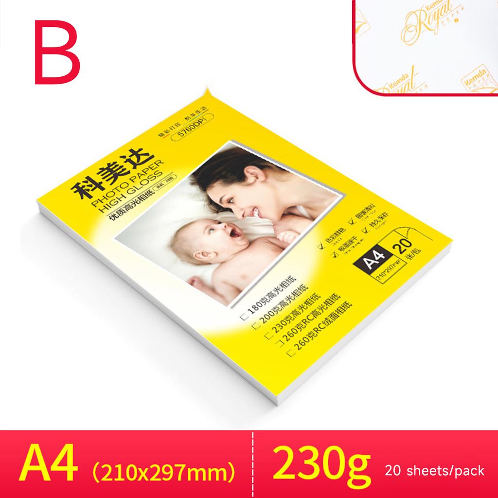 A4 High Light Papier 200G 230G 260G 6 Zoll Fotodruckpapier Studio Rc Wasserdichtes Fotopapier
