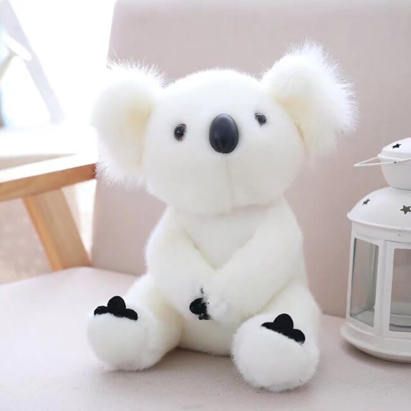 13~40Cm Sitting Koala Doll Stuffed Mother And Son Grey White Simulation Wild Zoo Animal Plushie Comforting Gift