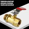 Agricultural Sprayer Brass Ball Valves Switches With Ergonomic Grip High Efficiency Plunger Pump Valves For Farm Irrigation