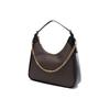 Michael Kors Wilma Classic Monogram Shoulder Bag Women Handbags Brown 30R3G3WH3B-BROWN-BLK