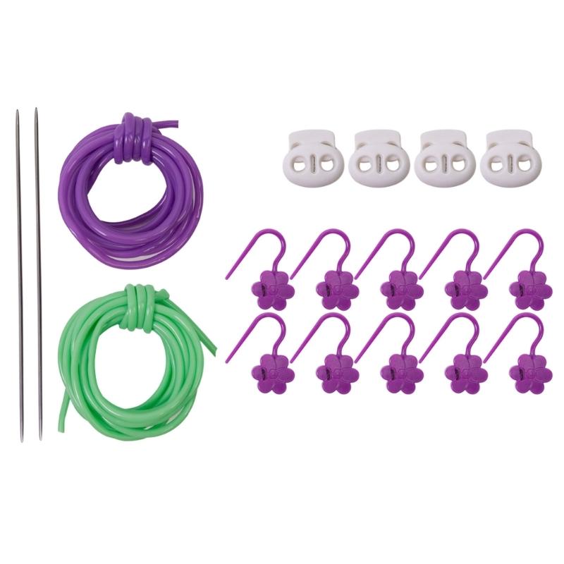 

Держатель для вязания, маркеры для вязания, стопор для спиц, шнур-держатель для вязания, для рукоделия