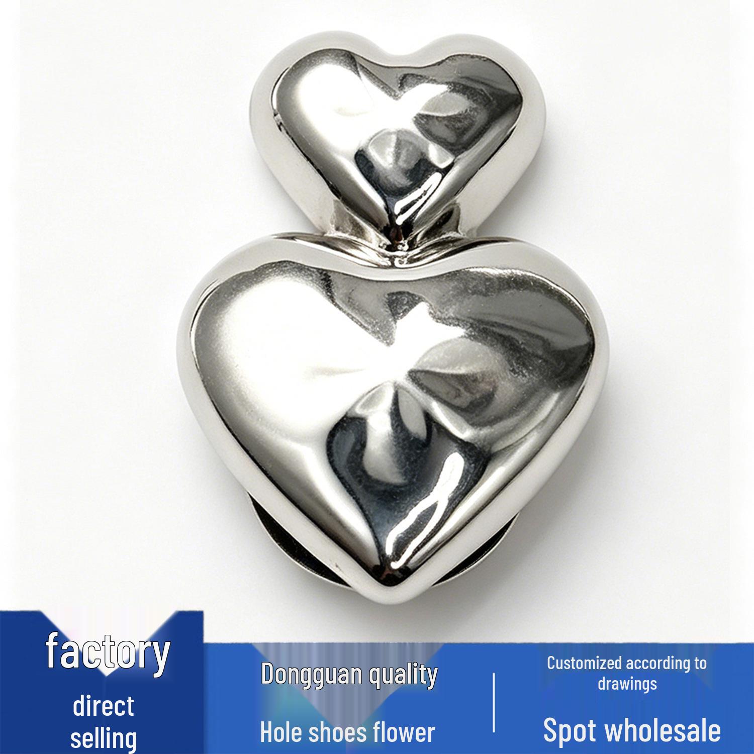 Metal Flower Shoe Charms for Crocs - Versatile & Cool Buckles