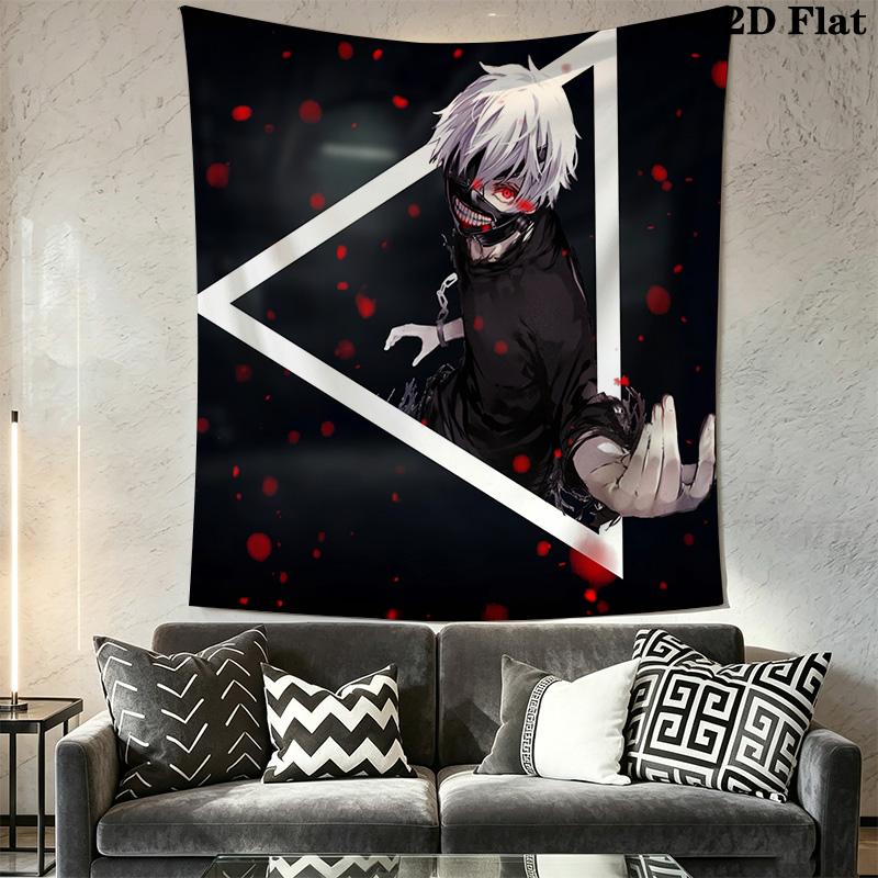 Dark Fantasy Warrior Tapestry Background Cloth Wallmounted Homestay Soft Decoration Tapestry Background Wall Hanging Cloth