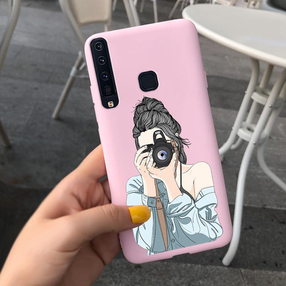 Für Samsung Galaxy A9 2018 A9s Hülle Mode Leopard Blume Handyhülle Für Samsung A9 2018 SM-A920F/DS Weiches Silikon Funda Coque