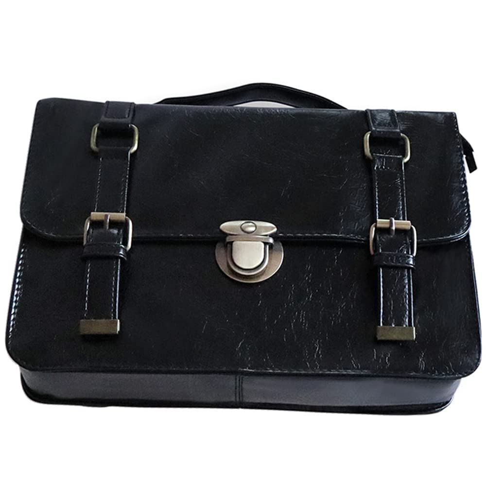 

Large Capacity School PU Shoulder for Uniform Coordination [FUPUONE] Bag, Bag, 3WAY, School, (Black) чорний