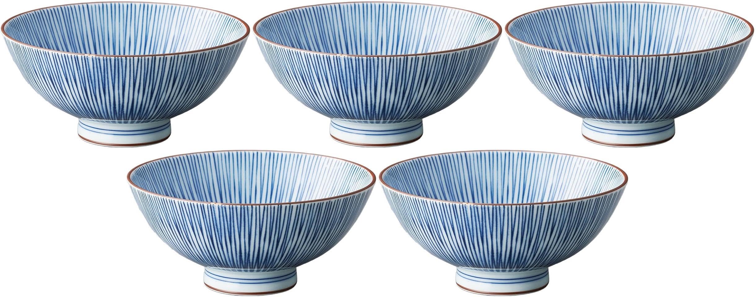 

Набор из 5 Naigai Hosojugusa Nakahira x [11.7 5.2см] [Пиала для риса]